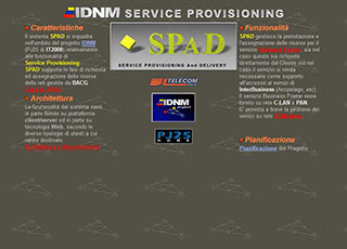 Realizzazione siti web Torino: Telecom Sistemi Informativi - IDNM SPAD