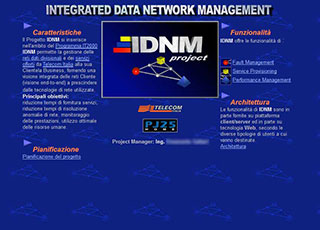 Realizzazione siti web Torino: Telecom Sistemi Informativi - IDNM 01