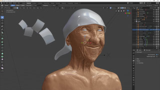Modellazione animazione rendering 3D: Sculpting