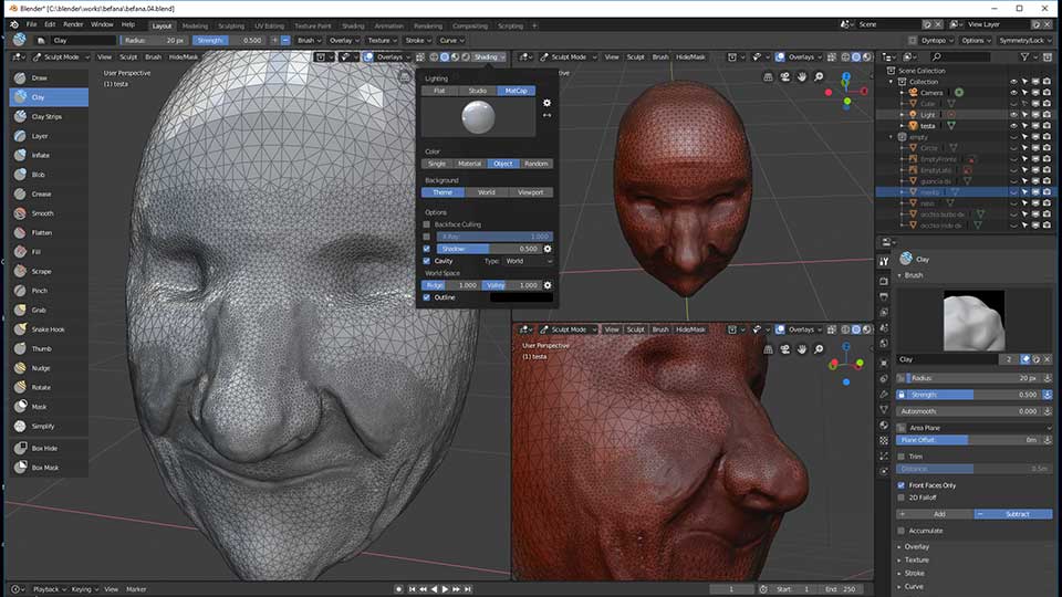 sculpting 3D