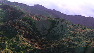 frattali 3D animazione: montagne 1
