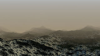 frattali 3D animazione: montagne 4