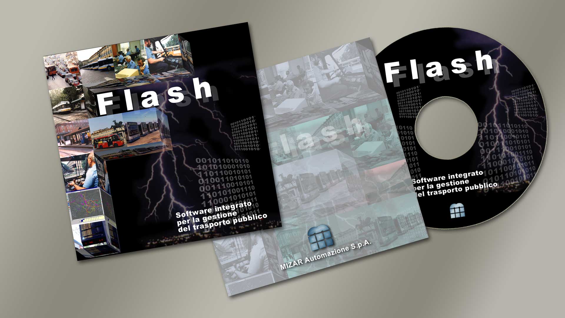 Grafica e illustrazioni per CD Mizar Flash