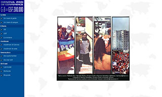 Realizzazione CD-Rom: G8 Genova 2001 - screenshot 02