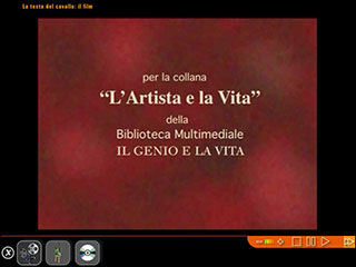 Realizzazione DVD multimediale Andrea Verrocchio - schermata 1