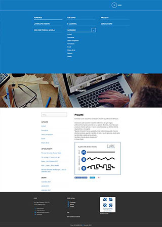 Realizzazione siti web Torino: Curevet, progetti