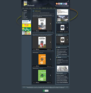 Realizzazione siti web Torino: Dislivelli, pubblicazioni