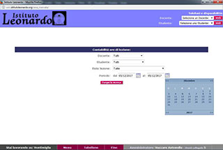Realizzazione siti web Torino: Istituto Leonardo, contabilità