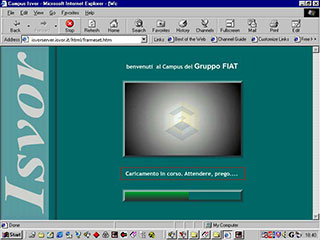 Realizzazione siti web Torino: Fiat Isvor homepage