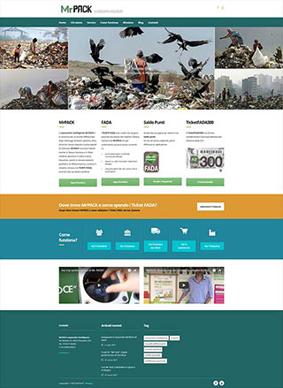 Realizzazione siti web Torino: MrPACK, homepage