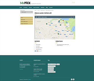 Realizzazione siti web Torino: MrPACK, mappa