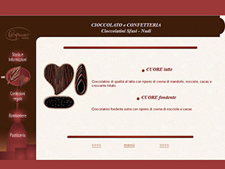 Realizzazione siti web Torino: Cioccolato Peyrano 3