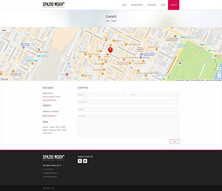 Realizzazione siti web Torino: Spazio Mouv, contatti