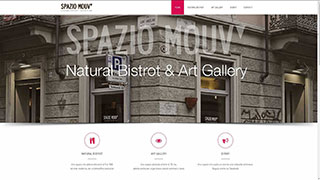 Realizzazione siti web Torino: Spazio Mouv, homepage