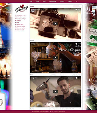 Realizzazione siti web Torino: Distillerie Vincenzi, video