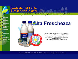 Realizzazione siti web Torino: Centrale del latte