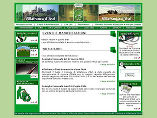 Realizzazione siti web Torino: Comune di Villafranca