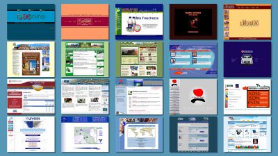 Siti web Vintage: gli inizi
